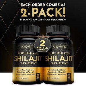 Pure Himalayan SHILAJIT 60 Pcs X 2 Capsul